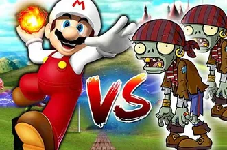 Fat Mario vs Zombies