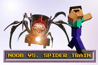 Noob VS. Spider Train